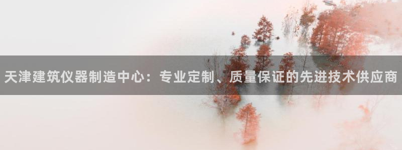 恒行2杨74OOO5：天津建筑仪器制造中心：专业定制、质量保