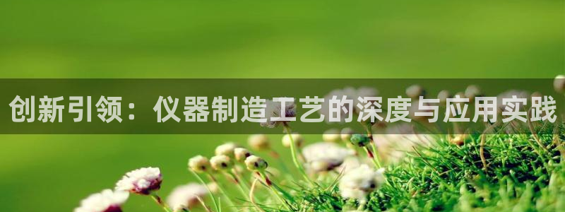 恒行2下74OO5：创新引领：仪器制造工艺的深度与应用实践