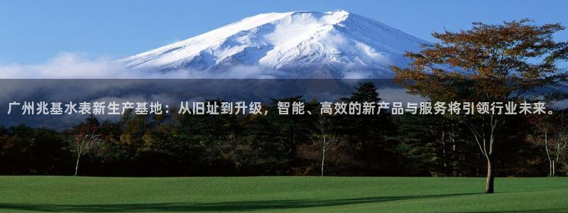 恒行注册全2O5O5O：广州兆基水表新生产基地：从旧址到升级