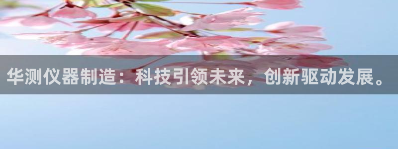 恒行2沈74OOO5：华测仪器制造：科技引领未来，创新驱动发