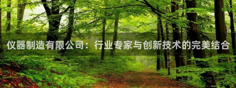 恒行娱乐婆蹬74ooo5盗：仪器制造有限公司：行业专家与创新
