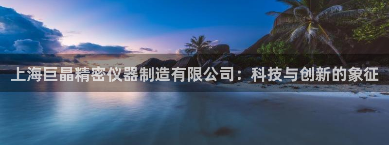 恒行主管首问6ll5l：上海巨晶精密仪器制造有限公司：科技与