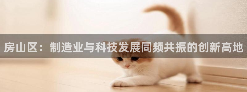 恒行2许74OOO5：房山区：制造业与科技发展同频共振的创新