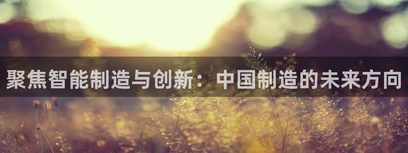 恒行娱乐蜗74ooo5指磁：聚焦智能制造与创新：中国制造的未