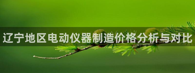 恒行娱乐冯74OOO5：辽宁地区电动仪器制造价格分析与对比