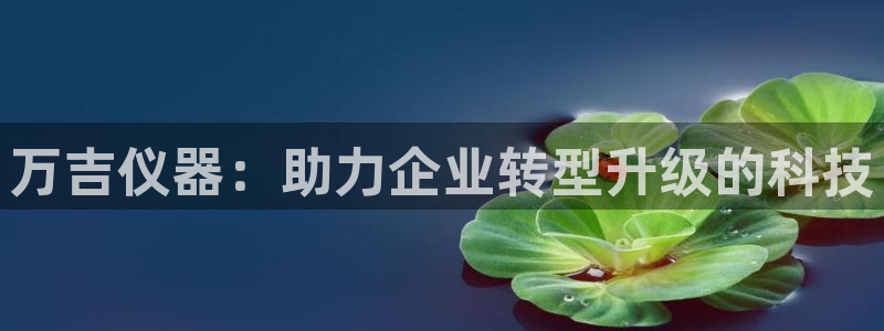 恒行2杨74OOO5：万吉仪器：助力企业转型升级的科技