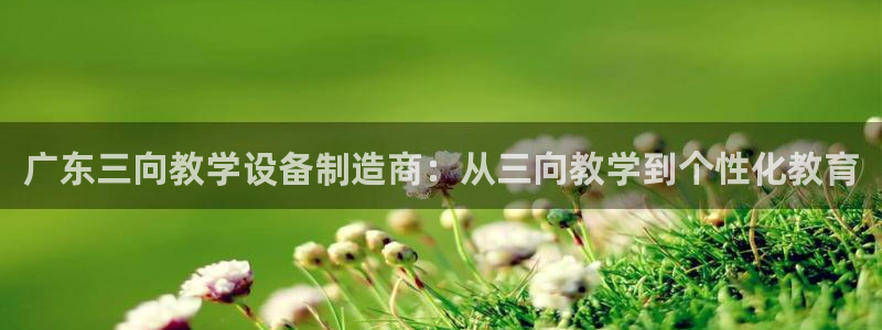 恒行5娱乐：广东三向教学设备制造商：从三向教学到个性化教育