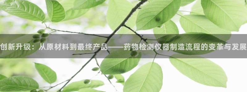 恒行娱乐周74OOO5：创新升级：从原材料到最终产品——药物
