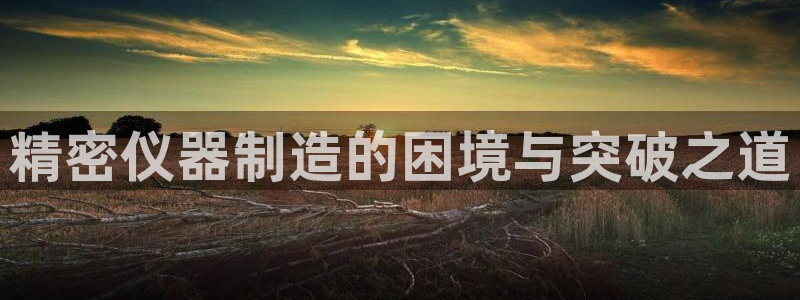 恒行娱乐吴74OOO5：精密仪器制造的困境与突破之道