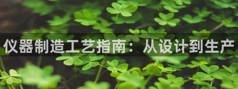 恒指5行情 如来再我心：仪器制造工艺指南：从设计到生产