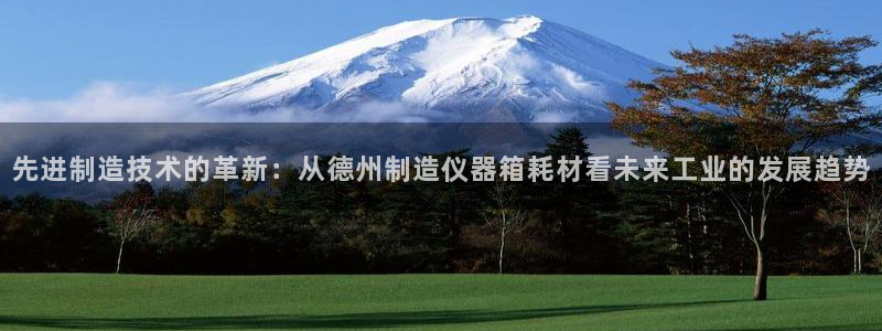 恒行娱乐寻问74 5：先进制造技术的革新：从德州制造仪器箱耗